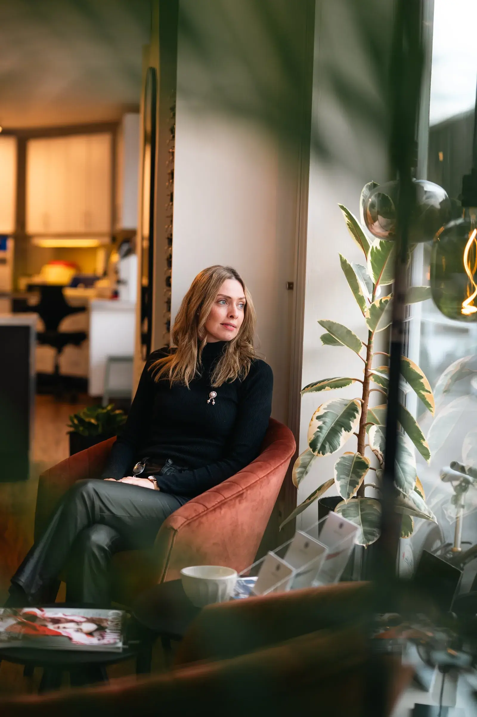Heidi Faråsengen Manquin i butikken